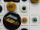 21 Vintage & Antique Buttons Mop Mother Of Pearl Celluloid Metal Layers 2 Parts Buttons photo 8