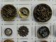 25 Vintage & Antique Buttons Brass & White Metal Pictures Florals On A Card Buttons photo 5