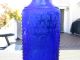 Antique/vintage Unusual Cobalt Blue Poison Bottle Reese Chem.  Co Bottles & Jars photo 1