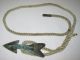 Antique Vintage Bronze Swordfish Tuna Harpoon With Rope Cable Harpoons photo 2
