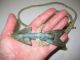 Antique Vintage Bronze Swordfish Tuna Harpoon With Rope Cable Harpoons photo 3