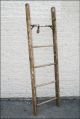 Vtg Wood Ladder Shelf 5 Step Wall Decor Primitive Loft Shabby Rustic Chic Wooden Primitives photo 1