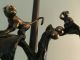 Rc Creations/oriental Accent Bronze/brass Monkey Sculpture Lamp Metalware photo 9