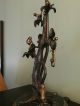 Rc Creations/oriental Accent Bronze/brass Monkey Sculpture Lamp Metalware photo 6