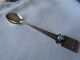 Columbia 900 Sterling With Turquise Stone Souvinier Spoon - 4 3/8 