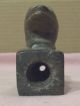 Pre - Columbian Native American Indian Carved Stone Hopewell Dual Frog Effigy Pipe The Americas photo 9