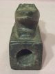 Pre - Columbian Native American Indian Carved Stone Hopewell Dual Frog Effigy Pipe The Americas photo 11