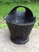 Antique Vintage No.  17 Galvanized Metal Coal Ash Scuttle Bucket Decor Hearth Ware photo 4