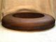 Vintage Wood Hat Brim Flange Form 8 3/8 Inches By 7 Inches By 2 5/8 Inches Industrial Molds photo 2