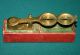 Early T.  Simmons Antique Gold Sovereign Scale Mid 19th Century With Box Scales photo 6