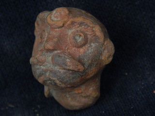 Ancient Teracotta Head Indus Valley 800 Bc S4423 photo