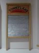 Vintage Sunnyland 2090 Family Size Washboard Galvanized And Wood Primitives photo 3
