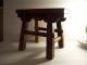 Antique Wood Miniature Stool - Antique Folk Art Bench - 1800 ' S Furniture Primitives photo 9