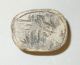 Antique Egypt Scarab Bead Carved Glyphs 22mmx30mm 1900cc Egyptian photo 2
