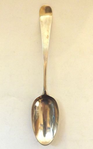 Tablespoon Hanoverian Serving Spoon Solid Sterling Silver George Smith 1773 photo