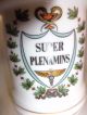 Old Paris Porcelain French Apothecary Jars Medicine Bottle Plenamins 5 