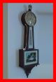 Rare - 30 Days - England Patd 1899 - Haven - Huge Banjo 45 Inch Clock Clocks photo 1