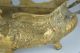 Antique Solid Brass Ornate Victorian Planter/cooler/jardiniere Tin Insert Metalware photo 6
