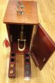 Antique Henry Crouch Brass Microscope 8554.  Mahogany Box,  Lenses, Microscopes & Lab Equipment photo 4