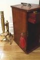 Antique Henry Crouch Brass Microscope 8554.  Mahogany Box,  Lenses, Microscopes & Lab Equipment photo 8