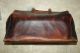 Antique Vintage Leather Doctor Style Satchel Bag Valise Luggage Suitcase Doctor Bags photo 2