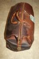 Antique Vintage Leather Doctor Style Satchel Bag Valise Luggage Suitcase Doctor Bags photo 3