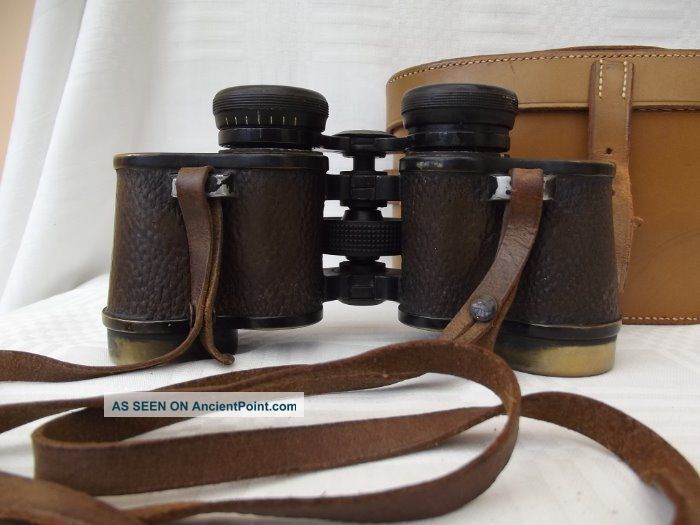 Vintage Ross Stepnada 1930s Binoculars & Case Other Antique Science Equip photo