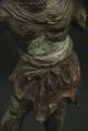 Japanese Colored Bronze Guardian Devil Oni Statue 