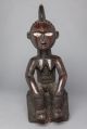 Bembe Seated Female Sculpture,  D.  R.  Congo,  Zambia,  African Tribal Statue African photo 1