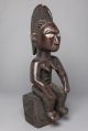 Bembe Seated Female Sculpture,  D.  R.  Congo,  Zambia,  African Tribal Statue African photo 2