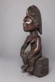 Bembe Seated Female Sculpture,  D.  R.  Congo,  Zambia,  African Tribal Statue African photo 3