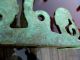 Vintage Antiqued Brass Virginia Metalcrafters Seahorse Bookends Art Deco photo 2