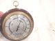 Vintage Hardwood & Brass Hygrometer - Percentage Of Relative Humidity - Germany Compasses photo 1