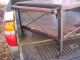 Industrial Shop Cart Steampunk Repurpose Table Legs Cast Iron Wheels Parts Only Parts & Salvaged Pieces photo 4