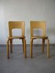 1940s Vintage Model 66 Chair Alvar Aalto For Artek Finland Bent Plywood 1900-1950 photo 11