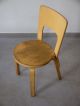 1940s Vintage Model 66 Chair Alvar Aalto For Artek Finland Bent Plywood 1900-1950 photo 2