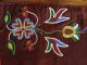 Rare Old American Indian Floral Beaded Saddle Blanket Native American photo 3