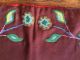 Rare Old American Indian Floral Beaded Saddle Blanket Native American photo 4