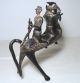 Antique Vintage Mali West African Dogon Bronze Horse Riders Sculpture Ashanti ? Sculptures & Statues photo 9
