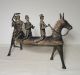 Antique Vintage Mali West African Dogon Bronze Horse Riders Sculpture Ashanti ? Sculptures & Statues photo 6