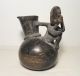 Peru Moche Mochica Chimu Black Pottery Vessel Figure Unknown Age Pre Columbian ? Latin American photo 3