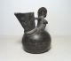 Peru Moche Mochica Chimu Black Pottery Vessel Figure Unknown Age Pre Columbian ? Latin American photo 5