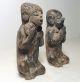 Peru Moche Mochica Chimu Black Pottery 2 Figures Unknown Age Pre Columbian ? Latin American photo 2