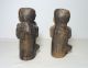 Peru Moche Mochica Chimu Black Pottery 2 Figures Unknown Age Pre Columbian ? Latin American photo 6