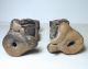 Peru Moche Mochica Chimu Black Pottery 2 Figures Unknown Age Pre Columbian ? Latin American photo 8