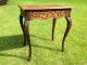 Antique Country French Hand Carved Solid Oak Table - Lowered Price 1800-1899 photo 2