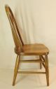 Vtg 1940 - 50 ' S Large Child ' S Youth Solid Oak Wood Bentwood Back Chair Med.  Stain 1900-1950 photo 5