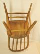 Vtg 1940 - 50 ' S Large Child ' S Youth Solid Oak Wood Bentwood Back Chair Med.  Stain 1900-1950 photo 6