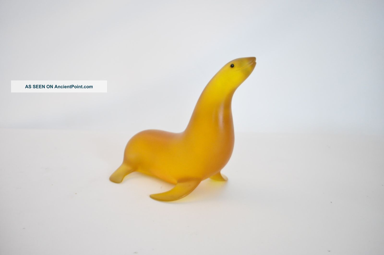 Sascha Brastoff Vtg Mid Century Modern Resin Seal Animal Sculpture Figurine B