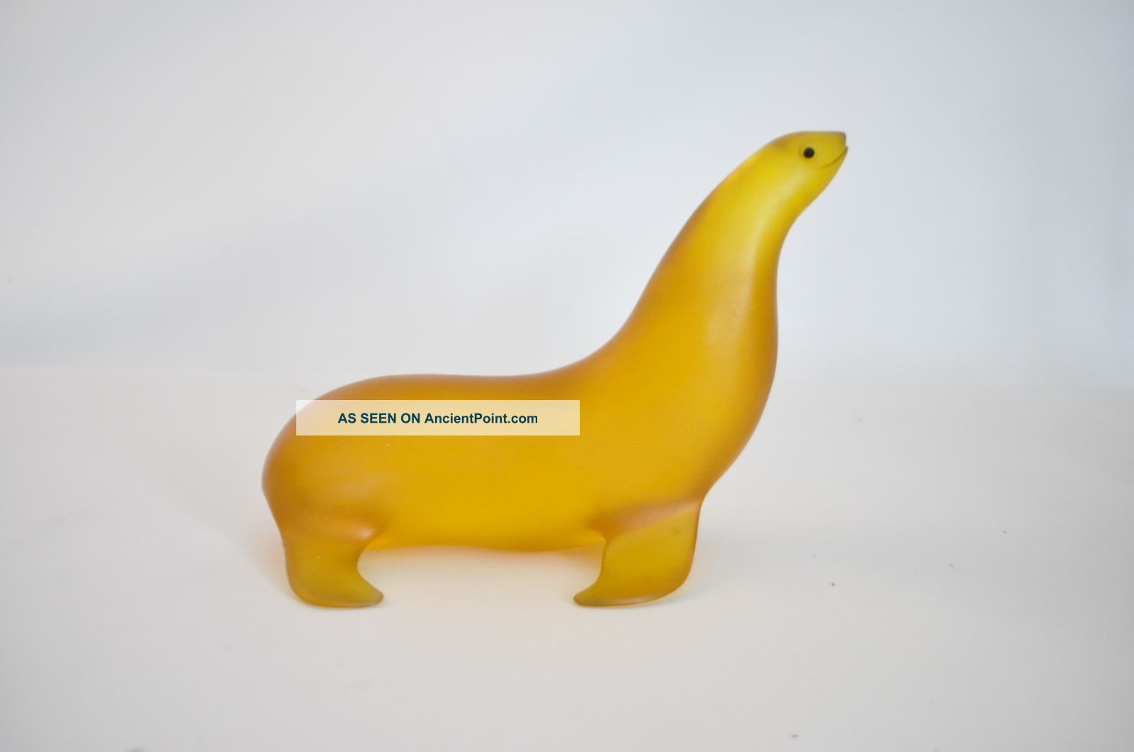 Sascha Brastoff Vtg Mid Century Modern Resin Seal Animal Sculpture Figurine B